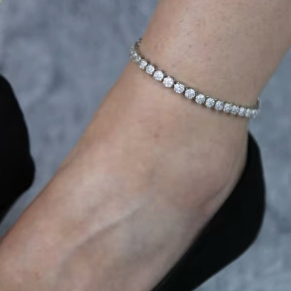 Circle Zircon Rhinestone Anklet! - Picture 1 of 3